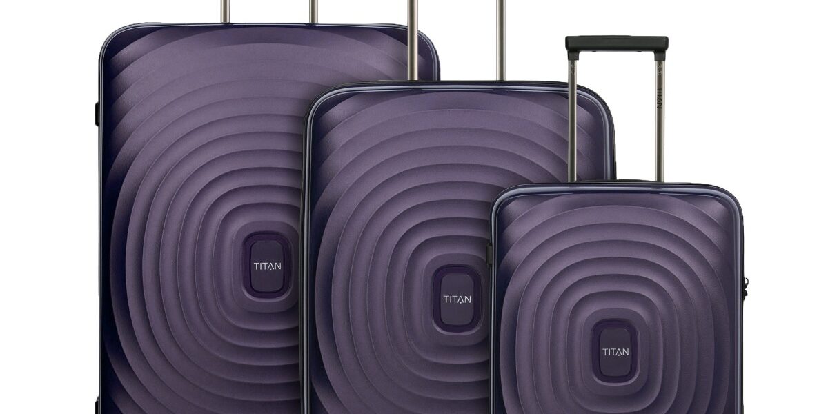 Titan Looping S,M,L Purple – súprava 3 kufrov