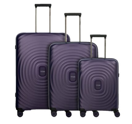 Titan Looping S,M,L Purple – súprava 3 kufrov