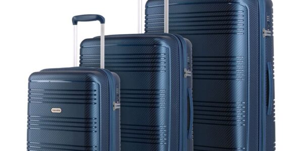 Travelite Zenit S,M,L Blue – súprava 3 kufrov