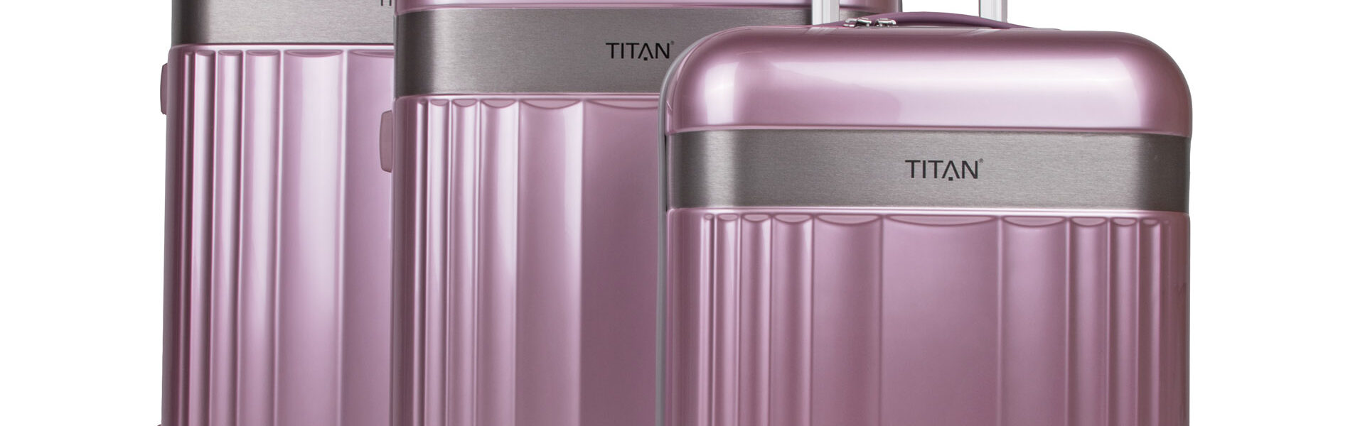 Titan Spotlight Flash 4w S,M,L Wild rose – súprava 3 kufrov