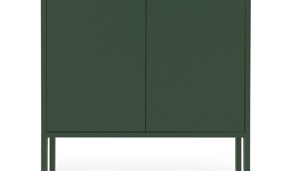 Tmavozelená skriňa Tenzo Uno, šírka 80 cm