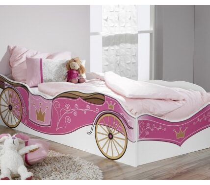 Detská posteľ Kate 90×200, kráĺovský koč
