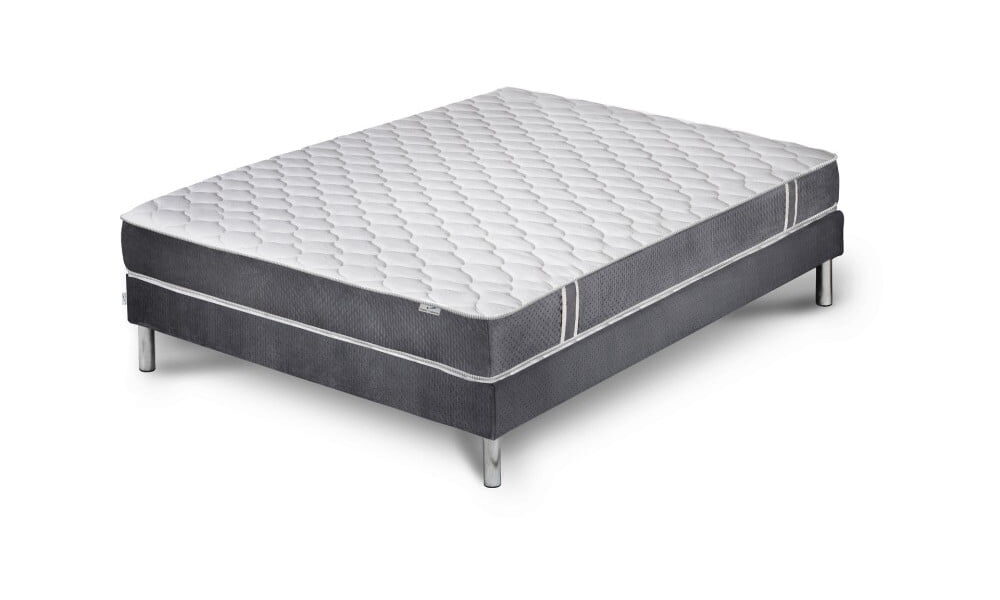 Sivý matrac a boxspring Stella Cadente Syrius, 160 × 200 cm