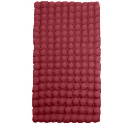 Červený relaxačný masážny matrac Linda Vrňáková Bubbles, 110 × 200 cm