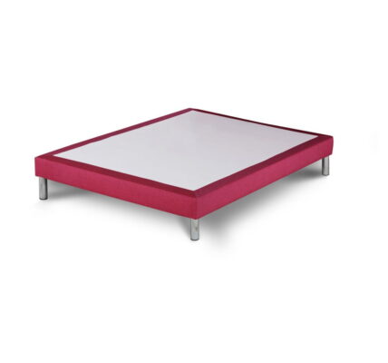 Ružová posteľ typu boxspring Stella Cadente Maison, 140 × 200 cm