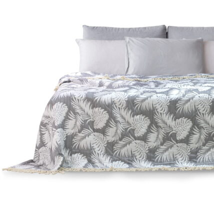 Prikrývka na posteľ DecoKing Tropical Leafes, 220 × 240 cm