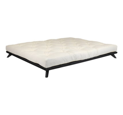 Posteľ Karup Design Senza Bed Black, 140 × 200 cm