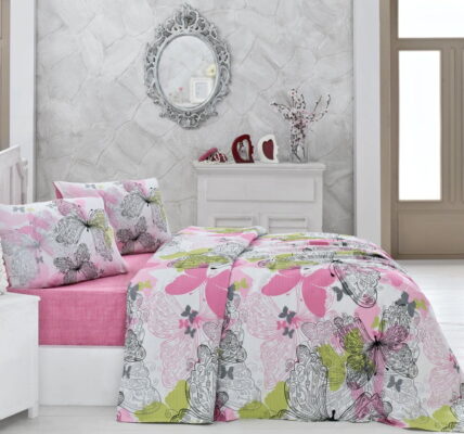 Ľahká bavlnená prikrývka cez posteľ Belinda, 200 × 230 cm