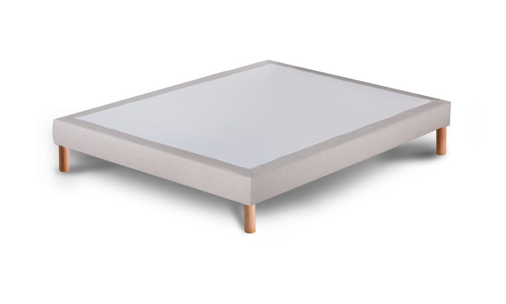 Svetlosivá posteľ typu boxspring Stella Cadente Maison, 140 × 200 cm