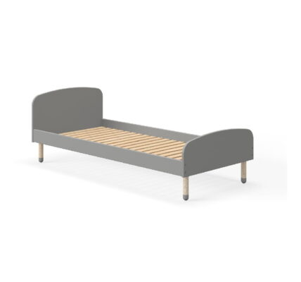 Sivá detská posteľ Flexa Play, 90 x 190 cm