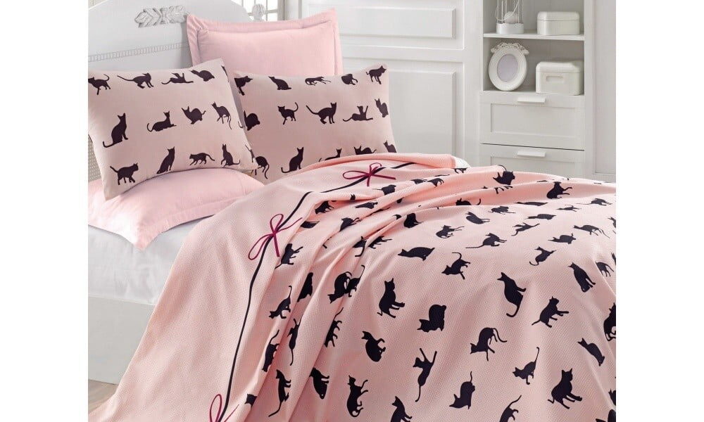 Detská prikrývka na posteľ Cats, 160 × 230 cm
