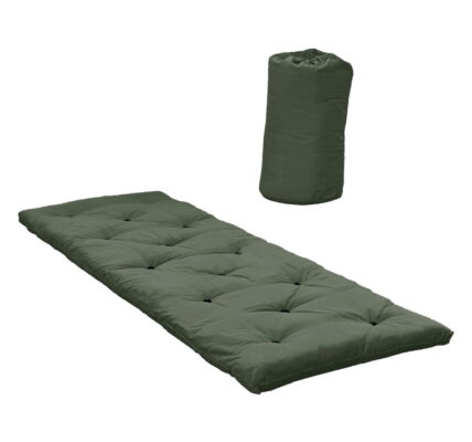 Zelený matrac pre hostí Karup Design Bed In A Bag Olive Green