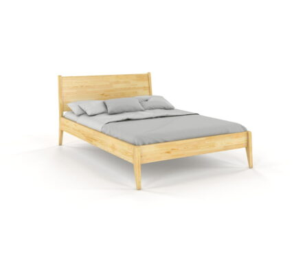 Dvojlôžková posteľ z borovicového dreva Skandica Visby Radom, 140 x 200 cm