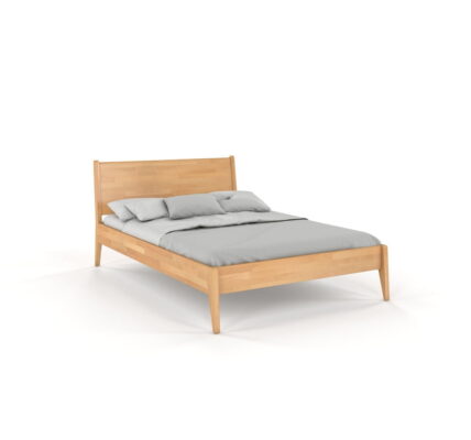 Dvojlôžková posteľ z bukového dreva Skandica Visby Radom, 180 x 200 cm