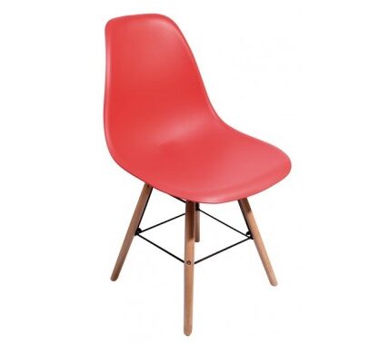 Jedálenská stolička Lyon, červená