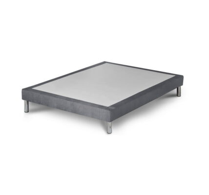 Sivá posteľ boxspring Stella Cadente Maison Syrius Forme, 160 × 200 cm