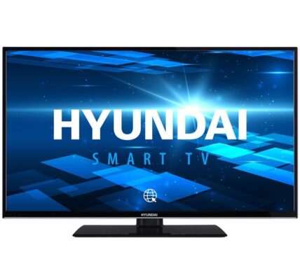 Televízor Hyundai FLR 39TS472 Smart čierna… TV s rozlišením Full HD (1920×1080), úhlopříčka 98 cm, DVB-C/S2/T/T2 (H.265) – certifikováno ČRa, Wi-Fi,