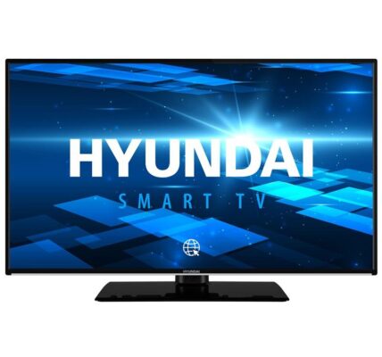 Televízor Hyundai FLR 43TS543 Smart čierna… TV s rozlišením Full HD (1920×1080), úhlopříčka 108 cm, DVB-C/S2/T/T2 (H.265) – certifikováno ČRa, Wi-Fi