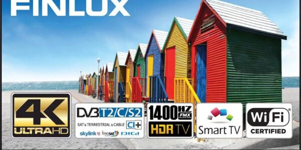 Televízor Finlux 65FUE8160 čierna… TV s rozlišením 4K Ultra HD (3840×2160), úhlopříčka 165 cm, DVB-C/S2/T/T2 (H.265) – certifikováno ČRa, Wi-Fi, Sma