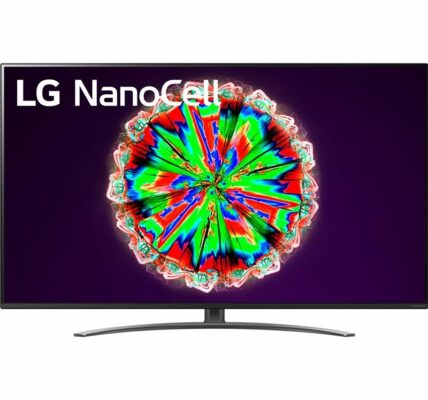 Televízor LG 49Nano81 čierna… TV s rozlišením 4K Ultra HD (3840×2160), úhlopříčka 123 cm, DVB-C/S2/T/T2 (H265) – certifikováno ČRa, Wi-Fi, Smart TV