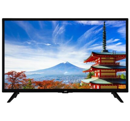 Televízor JVC LT-32VH4905 čierna… TV s rozlišením HD ready (1366×768), úhlopříčka 80 cm, DVB-C/S2/T/T2 (H.265) – certifikováno ČRa, 200 PPI, 2x HDMI