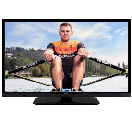 Televízor Gogen TVH 24P452T čierna… TV s rozlišením HD Ready (1366×768), úhlopříčka 60 cm, DVB-C/T/T2 (H.265) – certifikováno ČRa, 100 Hz CMP, 2x HD