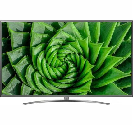 Televízor LG 75UN8100 čierna… TV s rozlišením 4K Ultra HD (3840×2160), úhlopříčka 190 cm, DVB-C/S2/T/T2 (H265) – certifikováno ČRa, Wi-Fi, Smart TV