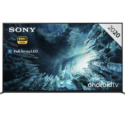 Televízor Sony KD-75ZH8 strieborn… Oceněno reddot 2020; TV s rozlišením 8K Ultra HD (7680×4320), úhlopříčka 189 cm, DVB-C/S2/T/T2 (H.265) – certifik
