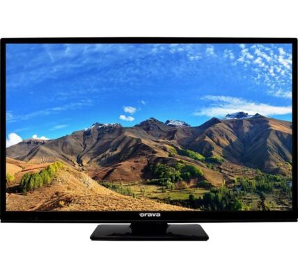 Televízor Orava LT-830  čierna… TV s rozlišením HD ready (1366×768), úhlopříčka 81 cm, DVB-C/T/T2 (H.265) – certifikováno ČRa, 100 UMR, PVR, 2x HDMI