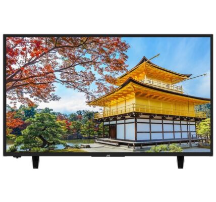 Televízor JVC LT-43VF4905 čierna… TV s rozlišením Full HD (1920×1080), úhlopříčka 108 cm, DVB-C/S2/T/T2 (H.265) – certifikováno ČRa, 300 PPI, 2x HDM