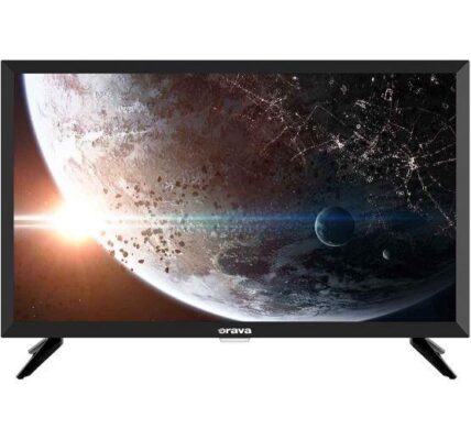 Televízor Orava LT-634 čierna (M100B… TV s rozlišením HD ready (1366×768), úhlopříčka 60 cm, DVB-C/S2/T/T2 (H.265), 100 UMR, PVR, 2x HDMI, 1x USB, O