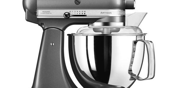 Kuchynský robot KitchenAid Artisan 5Ksm175psems siv… Multifunkční kuchyňský robot, celokovová konstrukce, planetární systém mixování, nerezová mísa