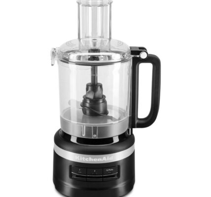 Kuchynský robot KitchenAid 5Kfp0919ebm čierny… Food Processor o objemu 2,1 l s malou základnou, všestranné příslušenství – univerzální nůž, hnětač n