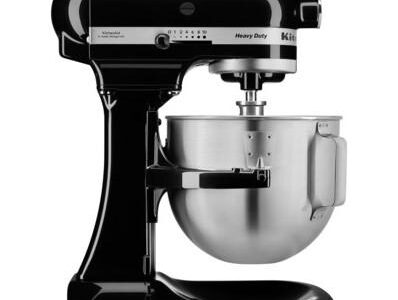 Kuchynský robot KitchenAid Heavy Duty 5Kpm5eob čierny… Multifunkční, počet otáček 58-220/min (rychlost 1-10), celokovová konstrukce, planetární syst