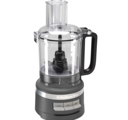 Kuchynský robot KitchenAid 5Kfp0919edg siv… Mísa o objemu 2,1 l, dvě rychlosti a pulzní spínač, univerzální nůž, hnětač na těsto a 3 nastavitelné se