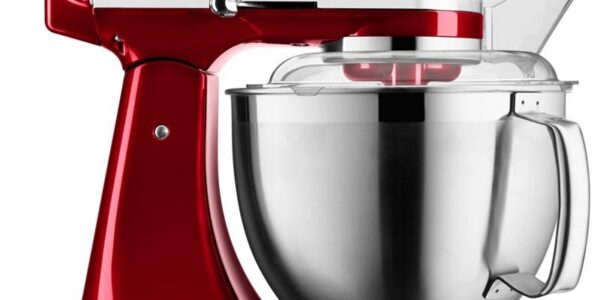 Kuchynský robot KitchenAid Artisan 5Ksm185pseca červen… Tichý a výkonný 300 W motor s  deseti rychlostmi od 58 do 220 ot/min a přímým pohonem, celok