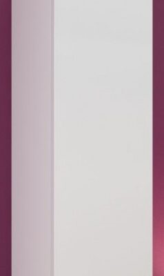 Vigo – Vitrína závesná, 1x dvere (biela mat/biela VL)