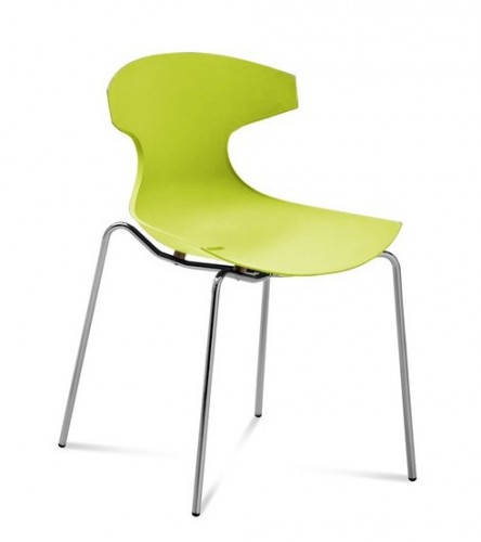 Jedálenská stolička Echo zelená