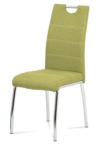 Jedálenská stolička Gasela zelená/chróm