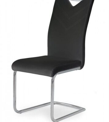 Jedálenská stolička K224 (čierná, strieborná)