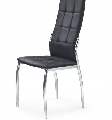 K209 – Jedálenská stolička (čierna, strieborná)
