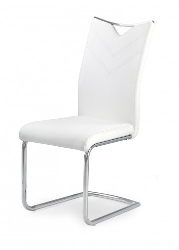 Jedálenská stolička K224 (biela, strieborná)