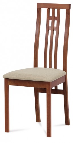 Jedálenská stolička Alora béžová, čerešňa
