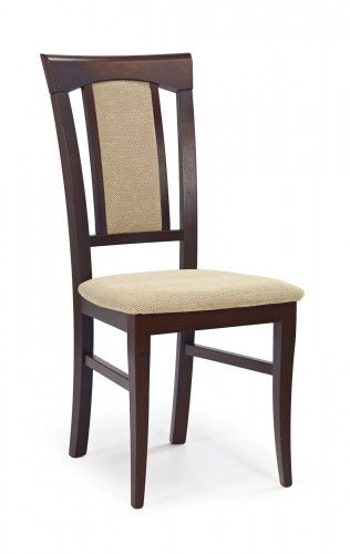 Jedálenská stolička Konrad béžová, orech