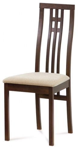 Jedálenská stolička Alora krémová, orech