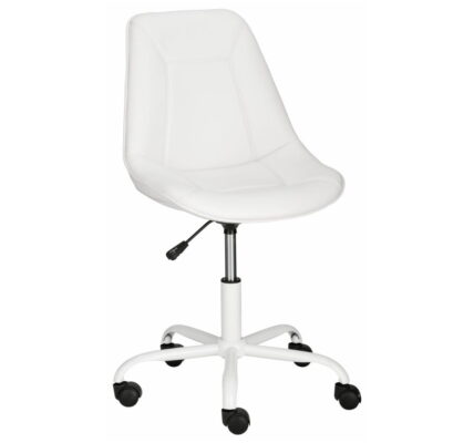 Kancelárska stolička v bielej farbe Støraa Carl