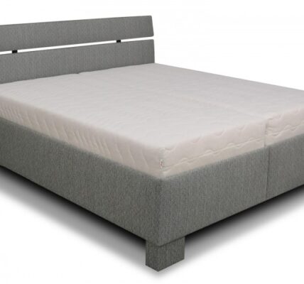 Čalúnená posteľ Antares 160×200, vrátane matracov,pol.roštu a úp