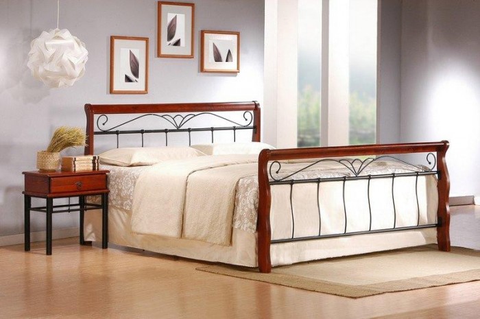 Kovová posteľ Verona 160×200, vrátane roštu, bez matracov