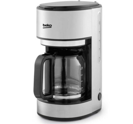 Kávovar Beko Cfm6350i nerez… Překapávací kávovar, příkon 1000 W, kapacita 10 šálků, skleněná konvička, nerez, automatické vypnutí.