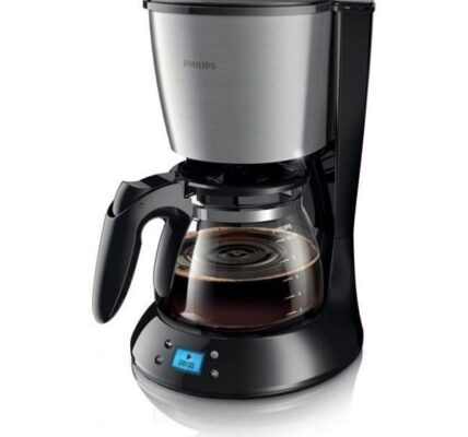 Kávovar Philips HD7459/20… Tento kávovar Daily dává kávě aroma díky trysce aroma twister, která zajistí optimální cirkulaci kávy v konvici. Díky pro